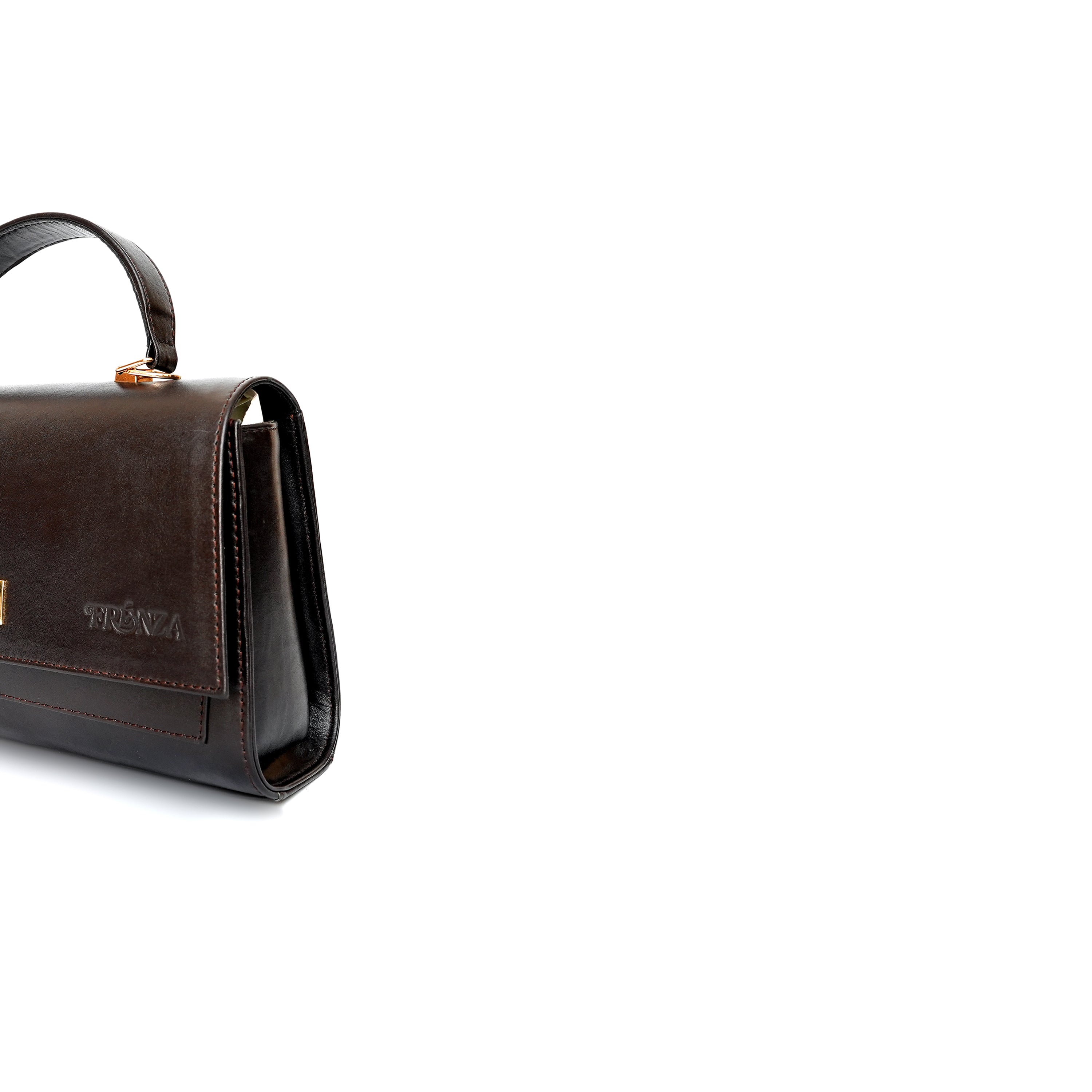 Noir Elite Satchel - Top Handle Flap Bag