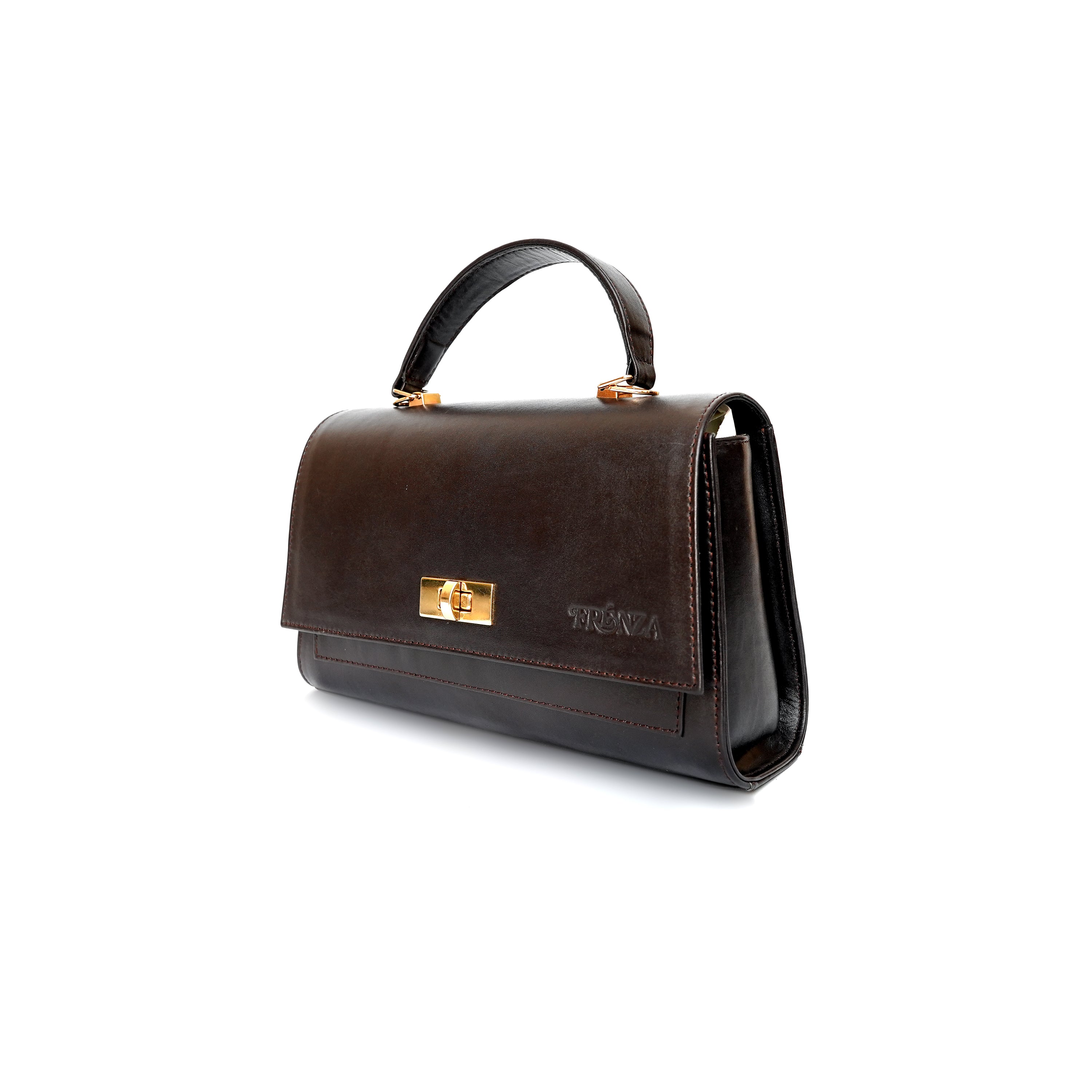 Noir Elite Satchel - Top Handle Flap Bag